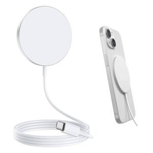 Chargeur MagSafe 15W pour iPhone 12 – Recharge Magnétique Sans Fil Rapide