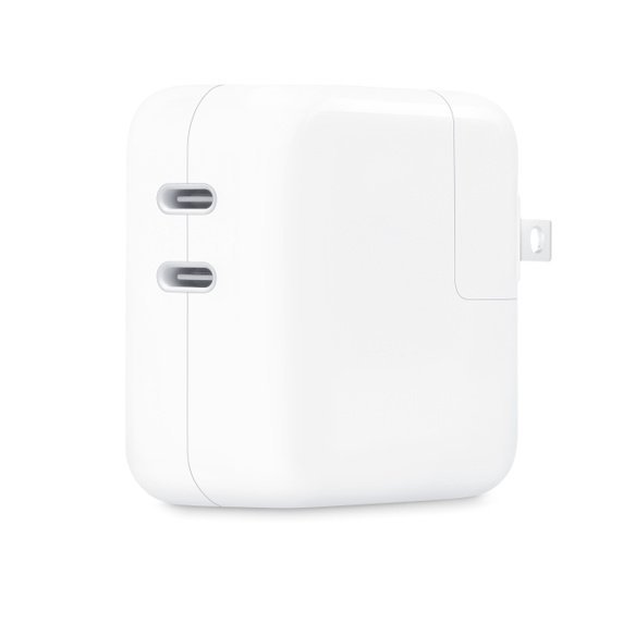 Apple USB-C + C 35w Power Adapter