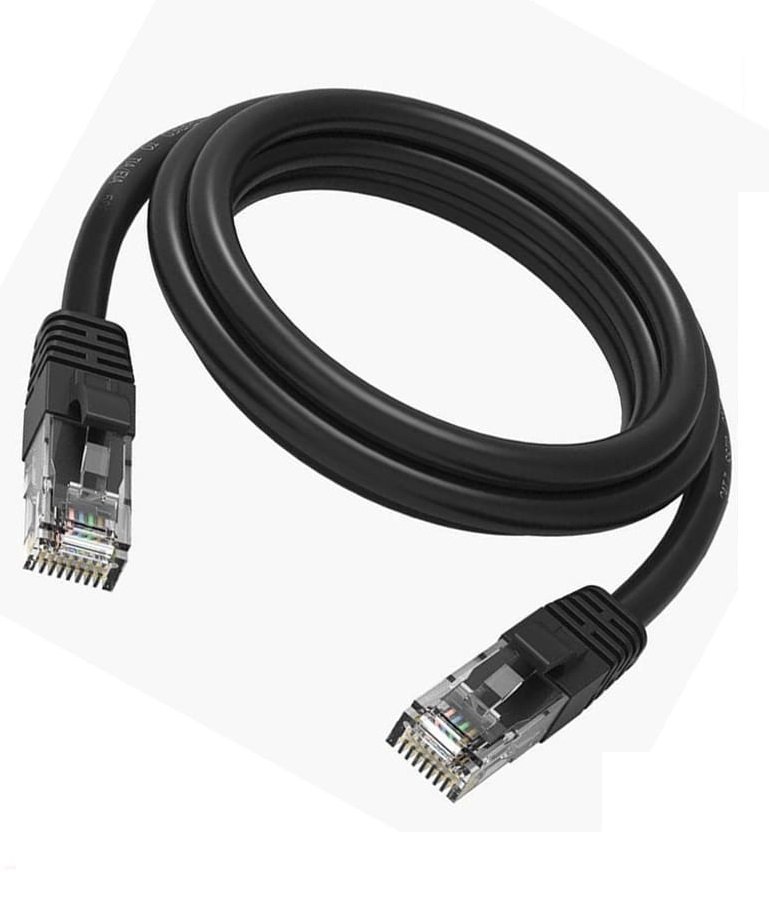 Câble réseau LAN RJ45 Noir – 2m