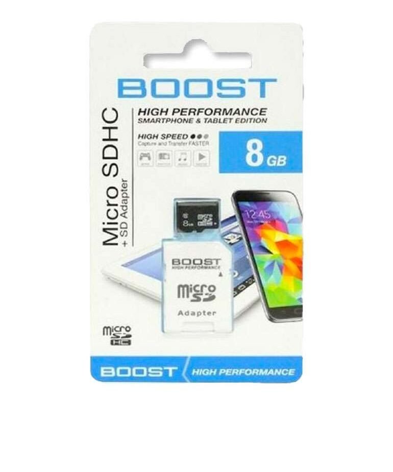 Carte mémoire Boost microSD 8Go