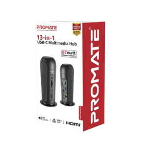 DOCKSTATION PROMATE ALPHA HUB USB-C 4K 13 in1 + enceinte 5W