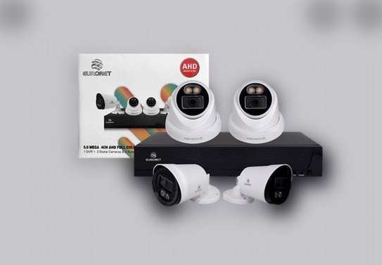 Kit Vidéo Surveillance Euronet - 2MP - 4 Canaux  + Installation