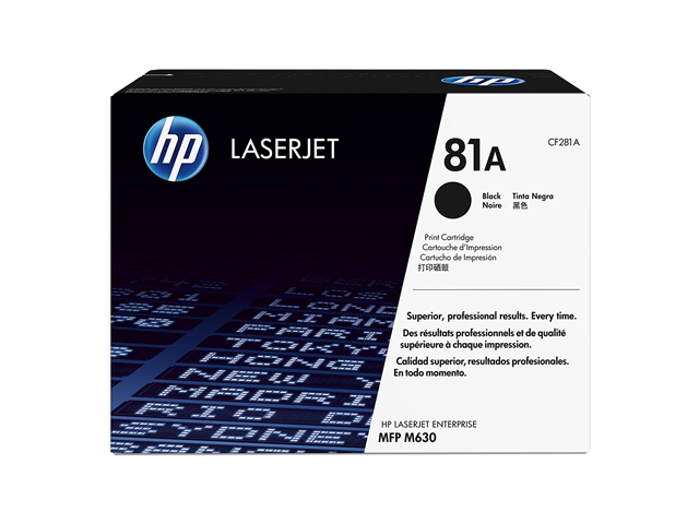 Toner Hp 81 A Cf281 Pour Laserjet Enterprise M630 / M604