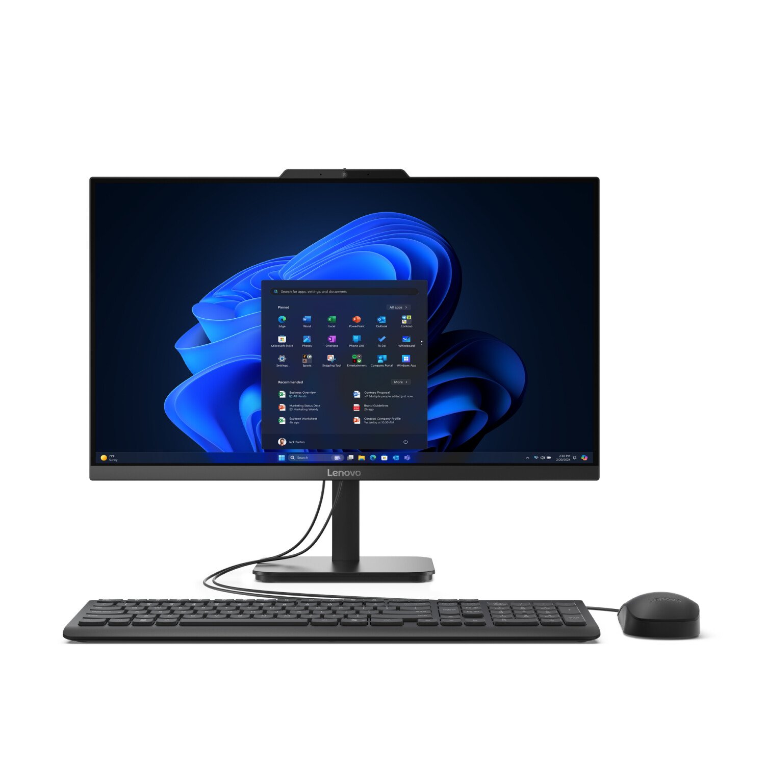 All-in-One Lenovo AIO V100 – Écran 23,8’’ Full HD
