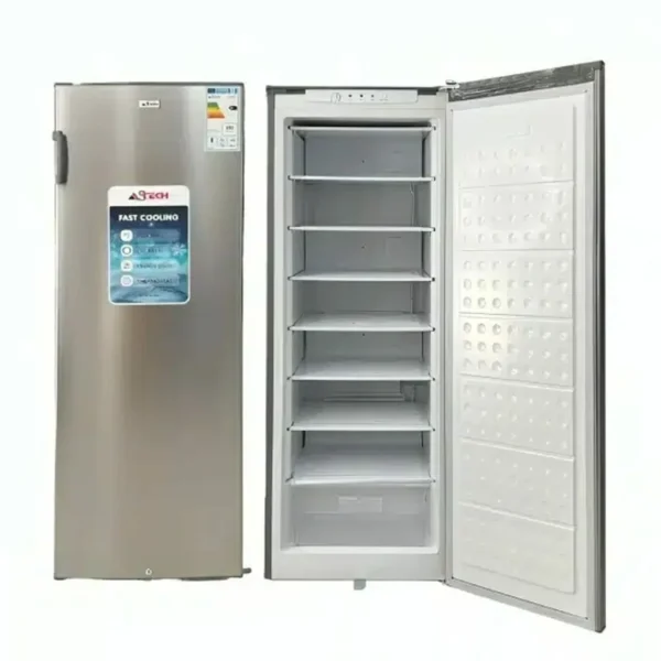 Congélateur Astech Vertical 185 Litres 9 Tiroirs Plaque Aluminium Gris GM PA360S