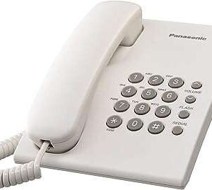 Téléphone filaire Panasonic KX-TS500 – Compact et fiable pour bureau et maison