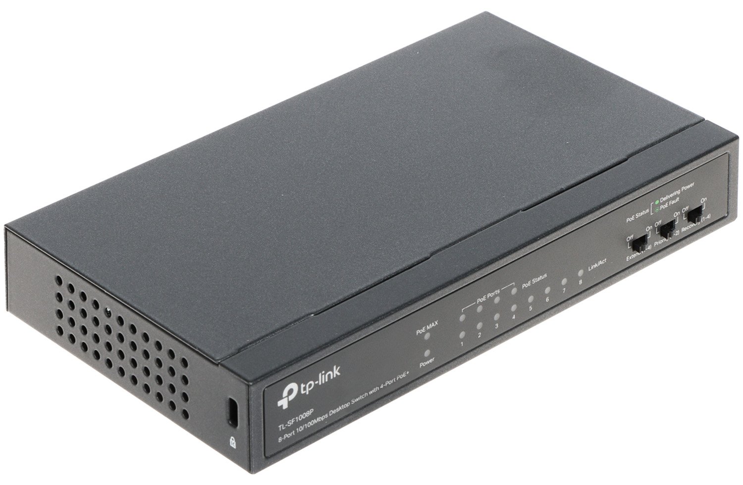 Switch TP-Link TL-SF1008P – 8 Ports Fast Ethernet avec PoE