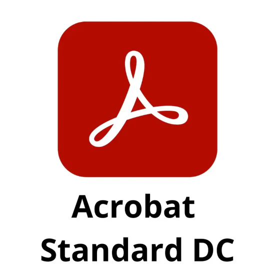 Adobe Acrobat Standard – Abonnement 3 Mois (Clé Numérique)