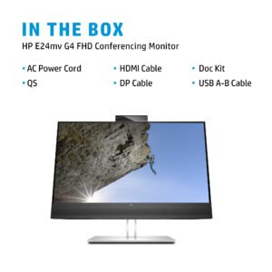 Écran de conférence HP E24mv G4 23,8 pouces Full HD