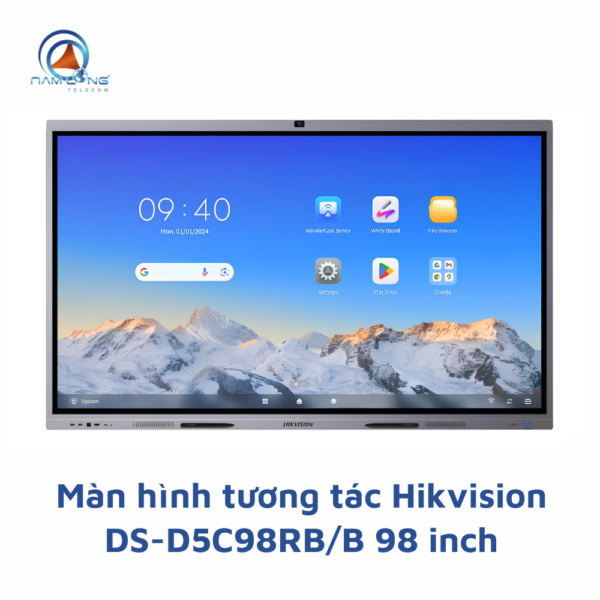 Écran interactif Hikvision DS-D5C98RB/B EDLA 98 pouces 4K Android 13