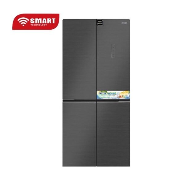 Réfrigérateur Smart Technology Side By Side 4 portes Inverter Compressor STR857