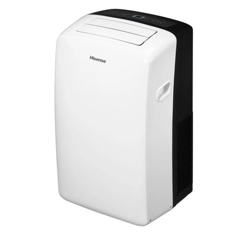 Climatiseur mobile Hisense 12000 BTU R410, vue de côté