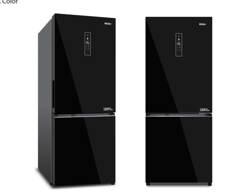 Réfrigérateur Haier Combiné 3 tiroirs Noir HRFIVB298VN