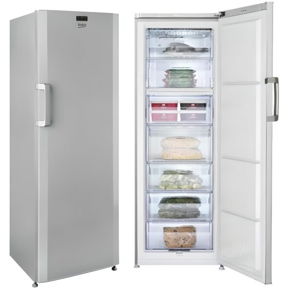 Congélateur BEKO Vertical 7 tiroirs No Frost Gris RFNE320L23S