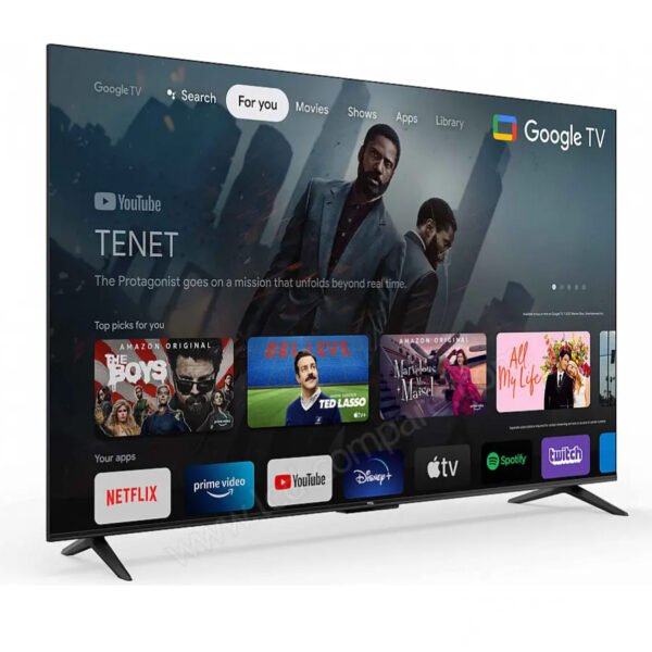 Téléviseur TCL 75 » SMART GOOGLE TV 4K 75P755