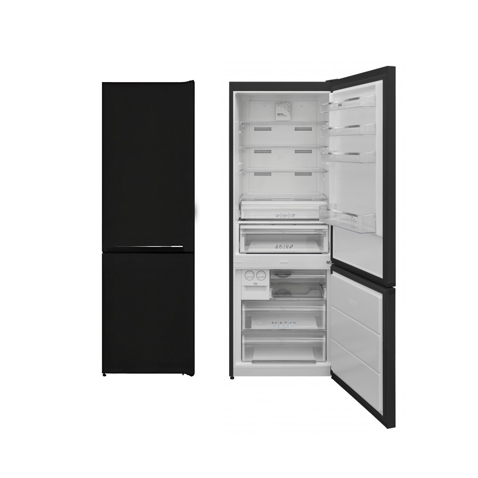 Réfrigérateur Enduro Combiné 3 tiroirs 600L No Frost Full Option A+ Noir RCN595DSX