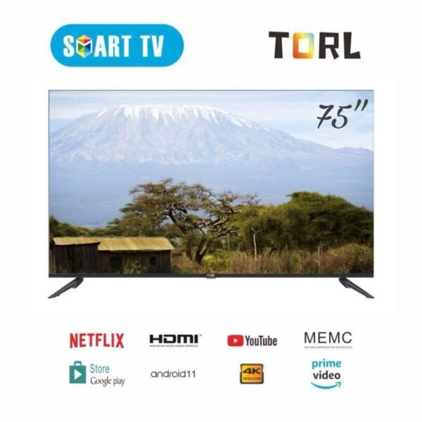Téléviseur TORL 75 » SMART ANDROID 4K