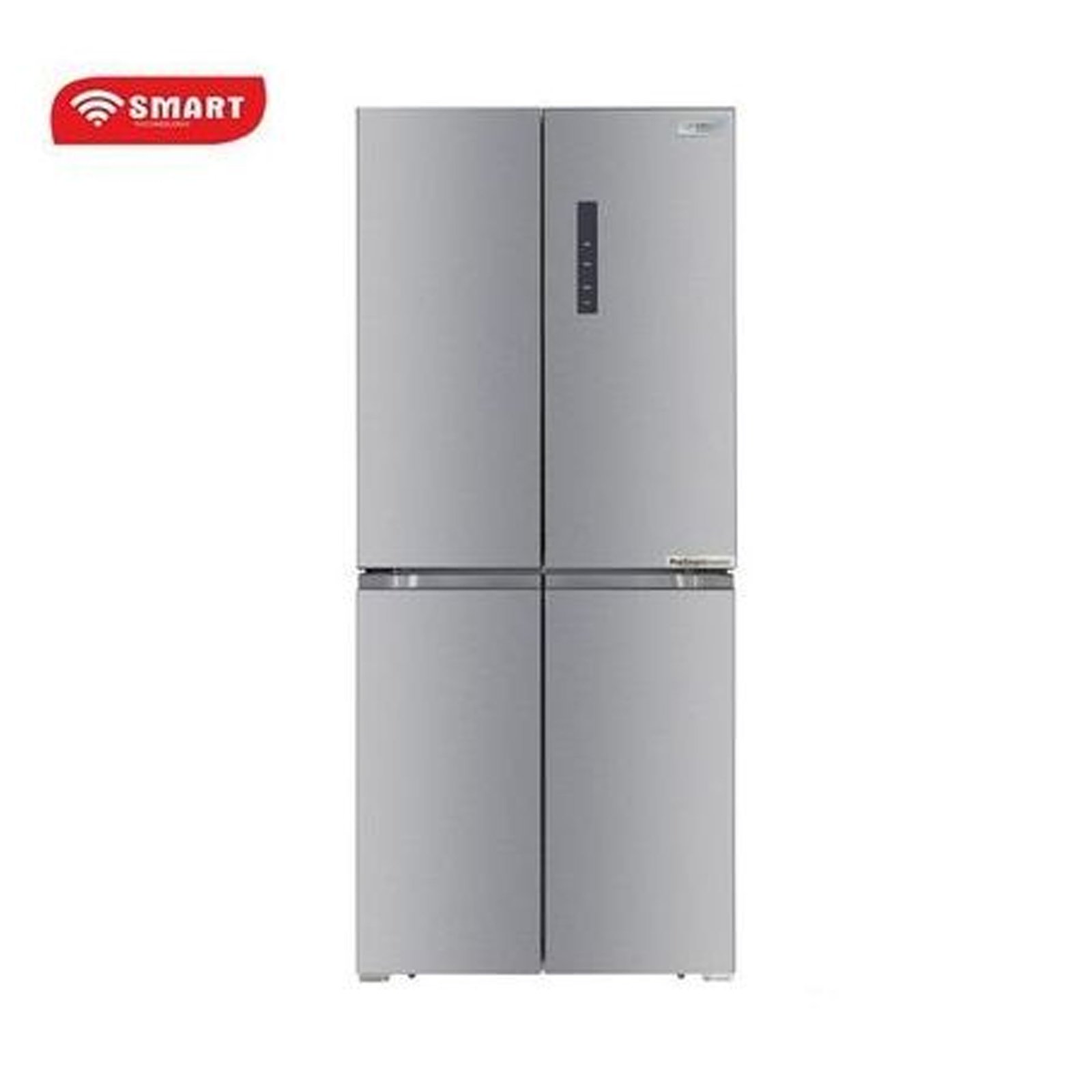 Réfrigérateur Smart Technology Side By Side 4 portes 419 litres Gris STR520S