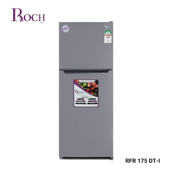 Réfrigérateur Roch 2 portes 175 litres Gris RFR175DTL