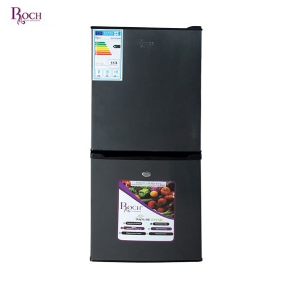 Réfrigérateur Roch Combiné 2 tiroirs Gris RFR145DBW
