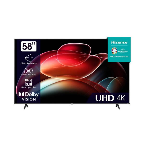 Téléviseur Hisense 58 » LED UHD 4K SMART VIDAA 58A6N