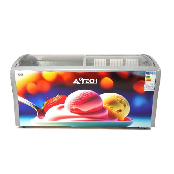 Congélateur ASTECH Horizontal 600 litres Vitrine FH602SCAA