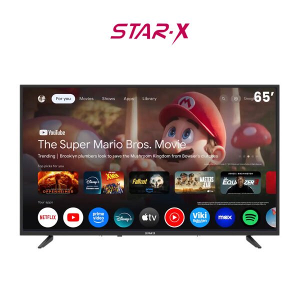 Téléviseur Star X 65 » SMART GOOGLE TV 65UH680G