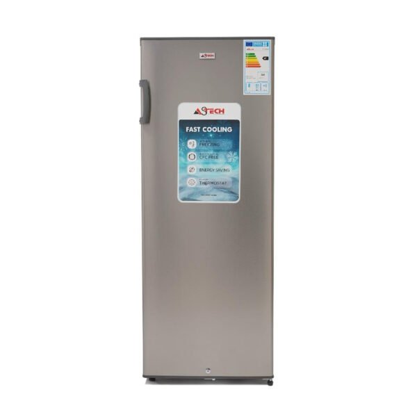 Congélateur ASTECH Vertical 8 tiroirs 240 litres Plaque Aluminium Gris PA240CD