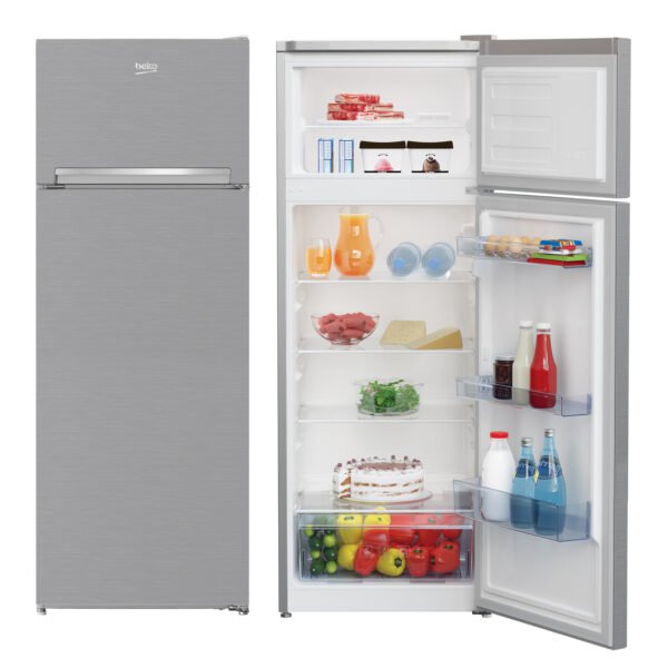 Réfrigérateur BEKO 2 portes 230 litres Gris RDSA32SX