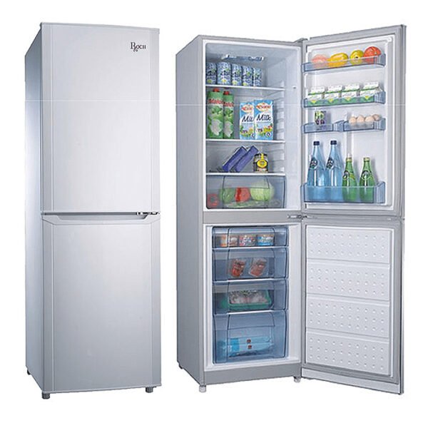 Réfrigérateur Roch Combiné 3 tiroirs 140 litres Gris RFR160BB