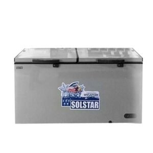 Congélateur Solstar Horizontal 2 portes 780 litres Gris CF779XDFGSLVS