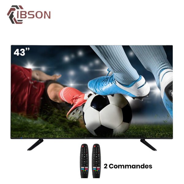Téléviseur Ibson 43 » SMART ANDROID + 2 Telecommandes IB0043FU1S/IB0043F25S