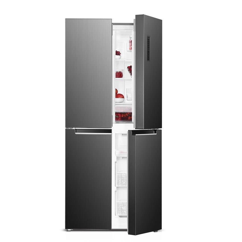 Réfrigérateur Elactron Side By Side 4 portes 465 litres Gris EL57