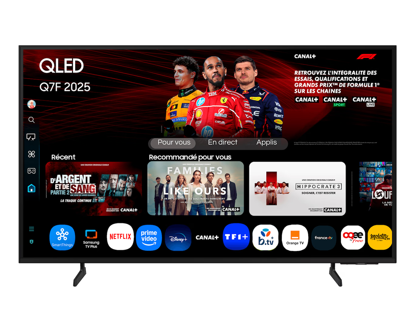 Téléviseur Samsung 75 » QLED QE75Q7FAAUXLY