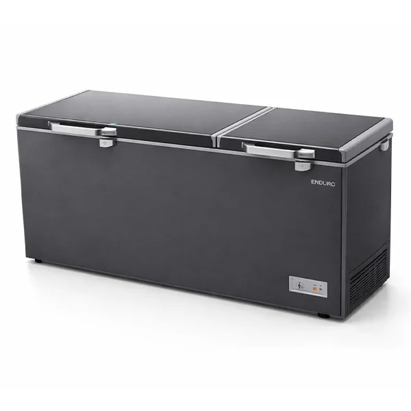 Congélateur Enduro Horizontal 2 portes 700 litres Gris CF750LIDD