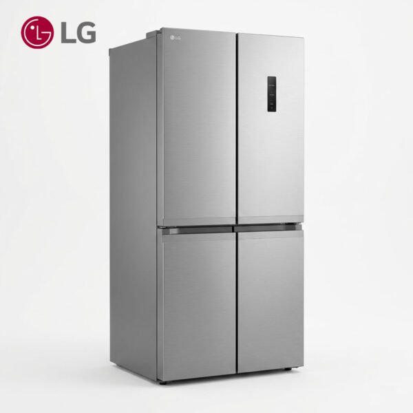 Réfrigérateur LG Side By Side 4 portes 434 litres Inverter Gris GCFB41FPLAM