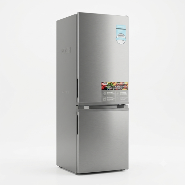 Réfrigérateur Roch Combiné 4 tiroirs No Frost RFR385DB