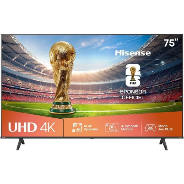 Téléviseur Hisense 75 » LED SMART VIDAA 4K UHD 75A6Q