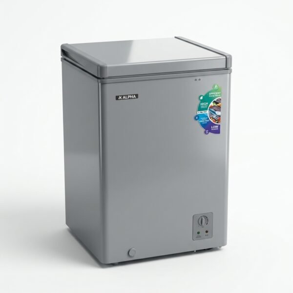 Congélateur Alpha Horizontal 98 litres Gris ALP110