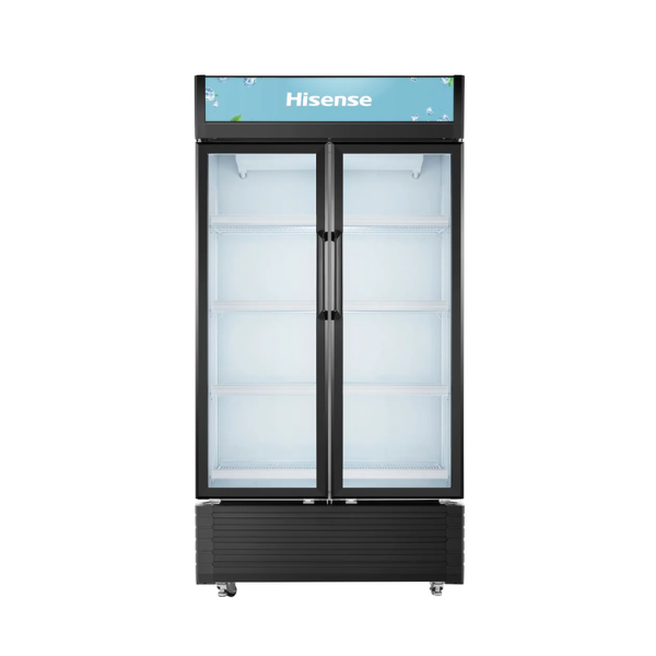 Réfrigérateur Hisense Vertical 2 portes Vitrine Noir FL81WC