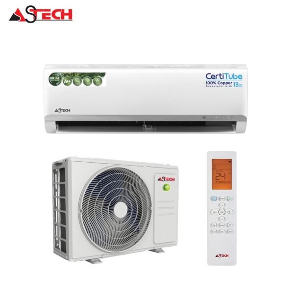 Climatiseur split Astech 18RB410 18000 BTU avec unités intérieure et extérieure et télécommande