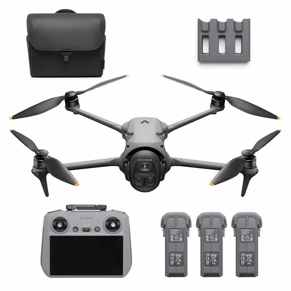 DJI Mavic 4 Pro Fly More Combo avec drone, DJI RC 2, trois batteries et sac