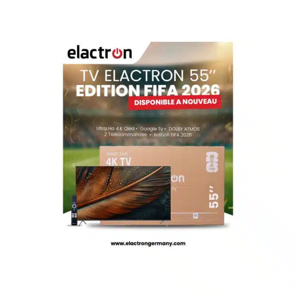 Téléviseur Elactron TS5502S – Google TV 4K de 55 pouces