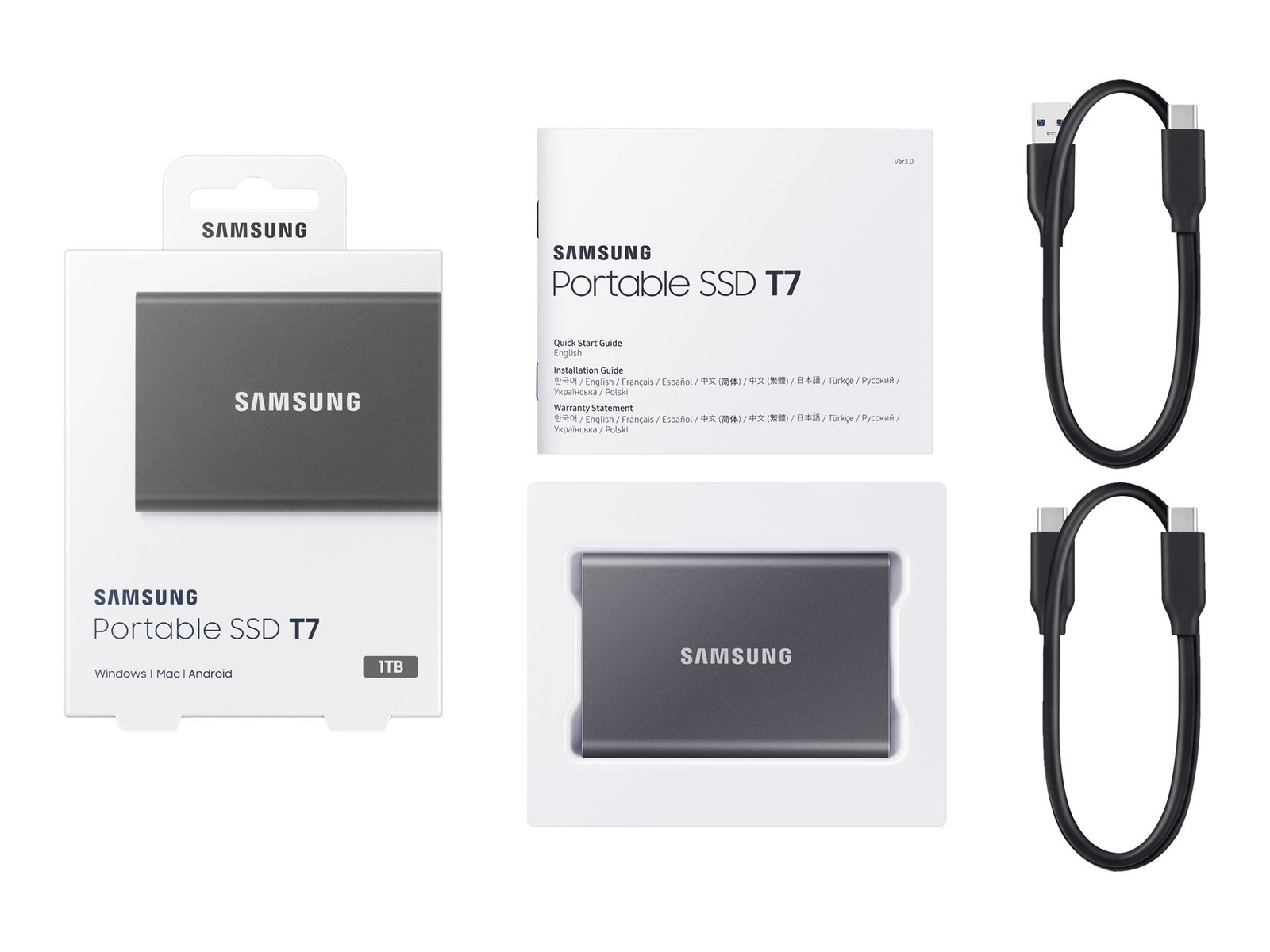 SSD externe Samsung T7 1 To