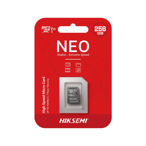 Carte microSD HIKSEMI Neo 256 Go