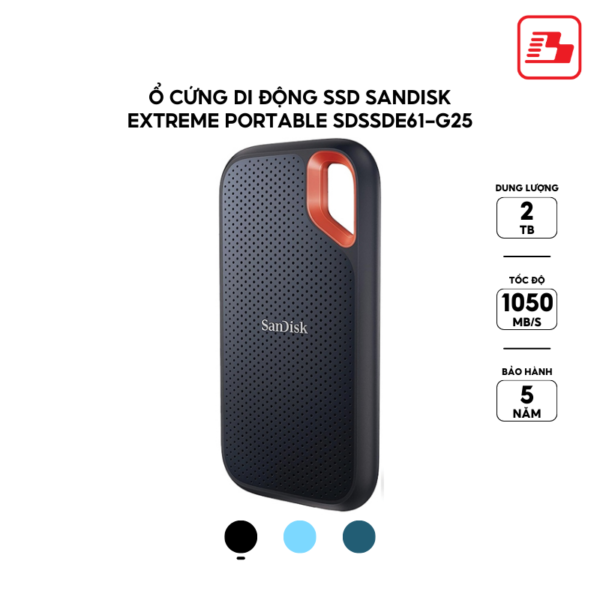 SSD externe SanDisk Extreme E61 1 To