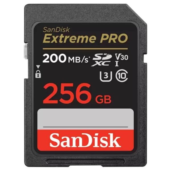 Carte SD SanDisk Extreme PRO 256 Go 200 Mo/s