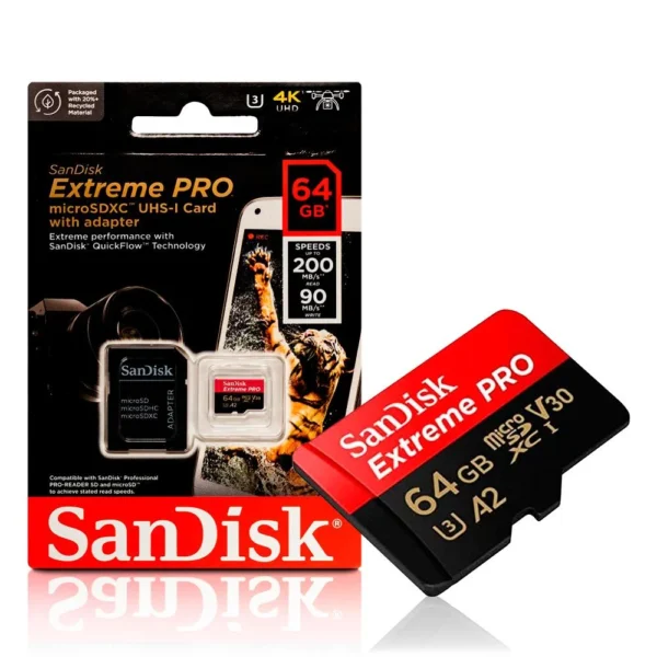 Carte microSD SanDisk Extreme PRO 64 Go