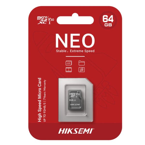 Carte microSD HIKSEMI Neo 64 Go