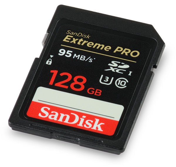 Carte SD SanDisk Extreme PRO 128 Go 95 Mo/s